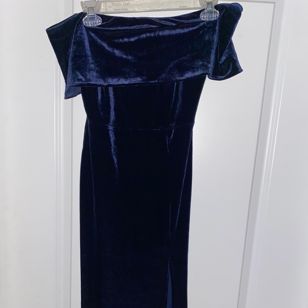 Velvet Navy Dress